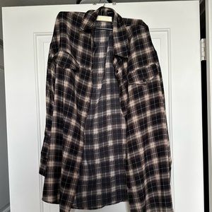 Oversized flannel